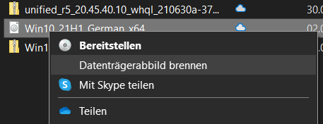 Windows 10 ISO Burn